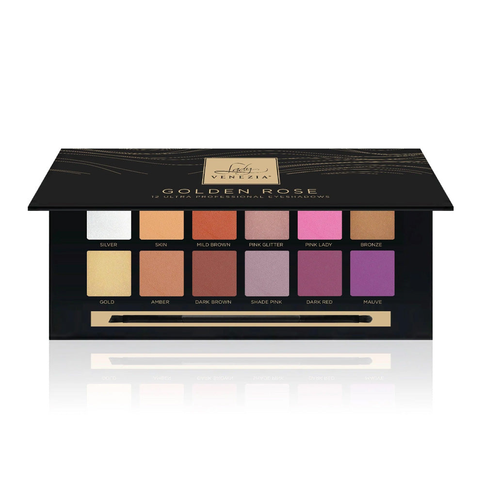 Golden Rose Palette de Fards à Paupières Professionnelle |Nova Para