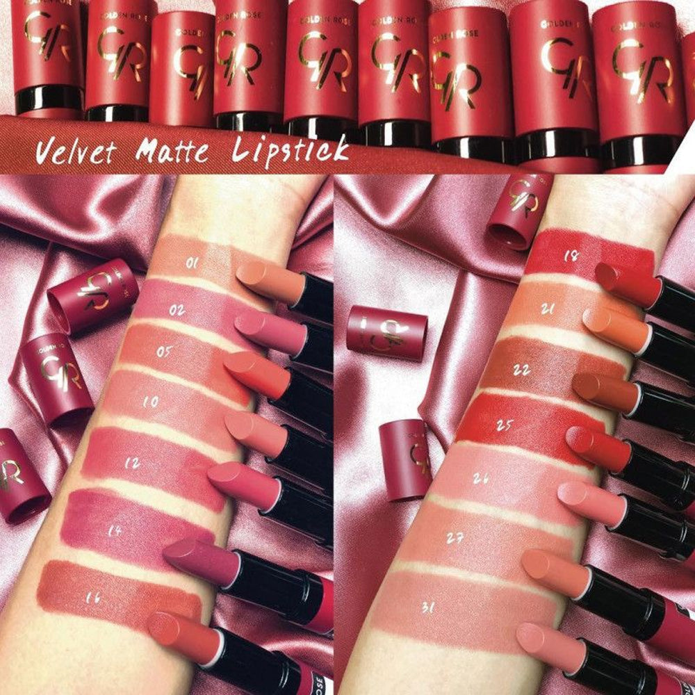 Golden Rose Rouge à lèvres Velvet Matte | Nova Para