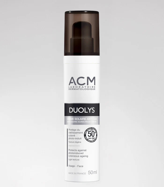 ACM Duolys Écran Solaire SPF50+ 50ml Crème Jour Protection Anti-Âge Très Haute Protection - novaparapharmacie
