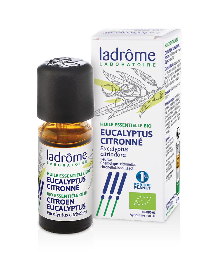 Ladrome Huile Essentielle Eucalyptus Citronné 10ml huile essentielle pure naturelle aromathérapie répulsive rafraîchissante - novaparapharmacie