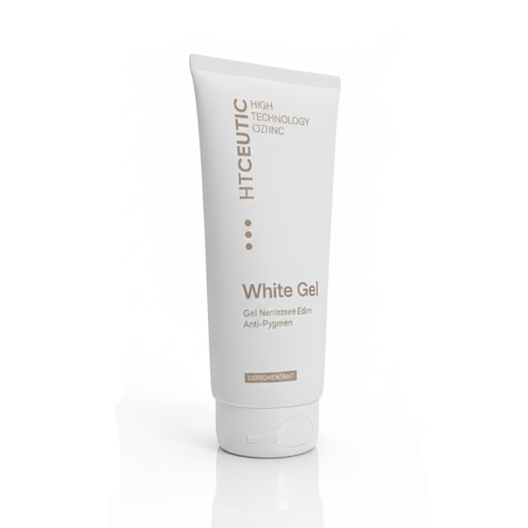 HT Ceutic White Gel 200ml gel nettoyant éclaircissant anti-taches visage corps nettoie unifie teint réduit taches pigmentaires - novaparapharmacie