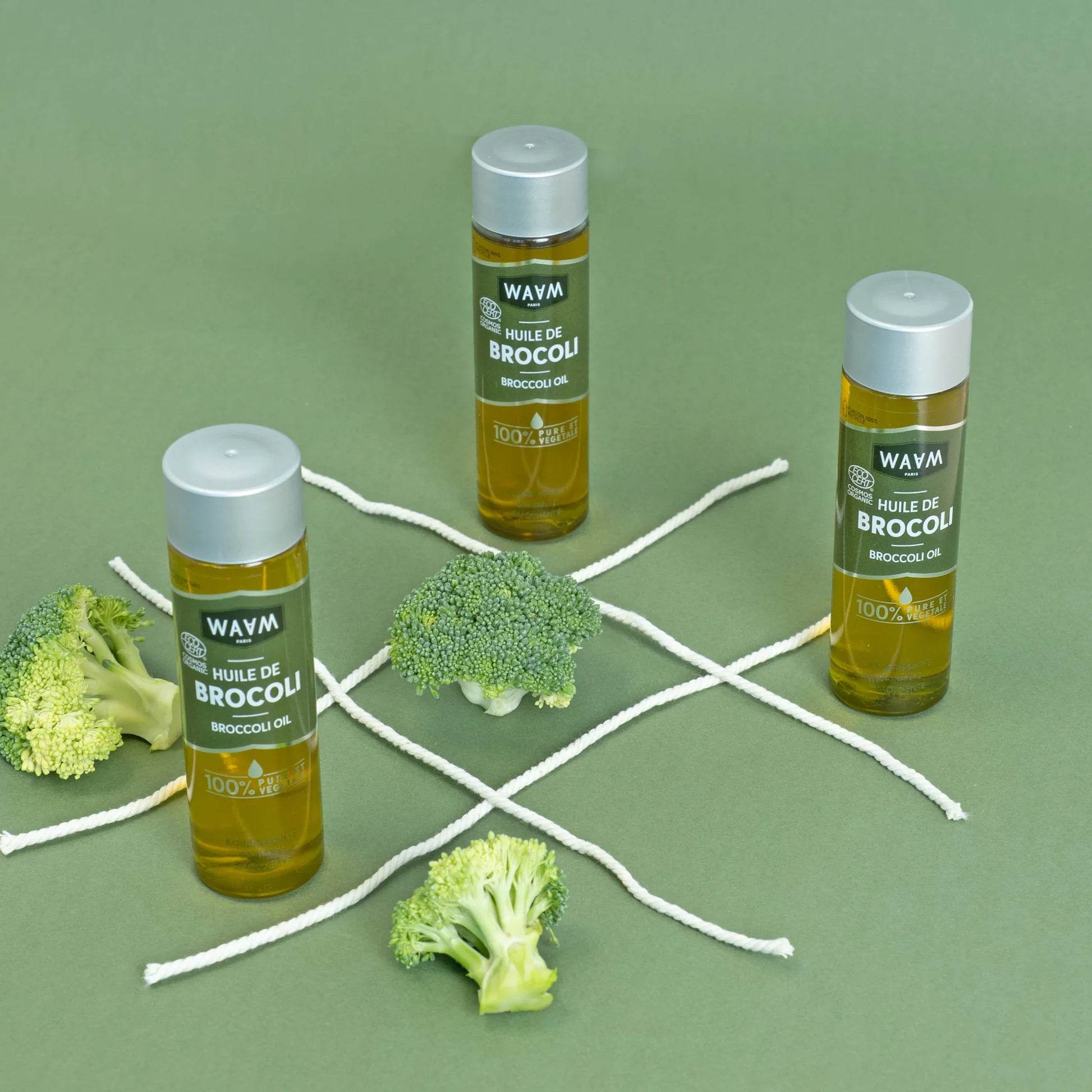 WAAM Huile de Brocoli certifiée BIO 75ml caractéristiques huile végétale brillance cheveux formule acide érucique - novaparapharmacie