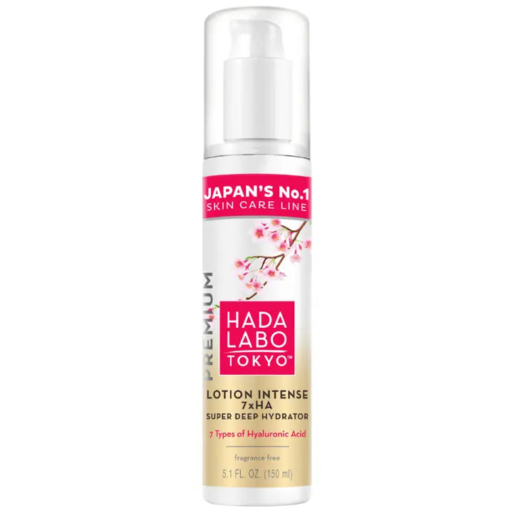 JAPANESE HADA LABO Premium Lotion Intense 150ml lotion hydratante anti-âge 7 types acide hyaluronique effet anti-âge - novaparapharmacie