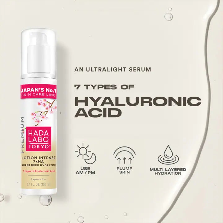 Premium JAPANESE HADA LABO Lotion Intense 150ml hydratante anti-âge 7 types acide hyaluronique effet anti-âge - novaparapharmacie