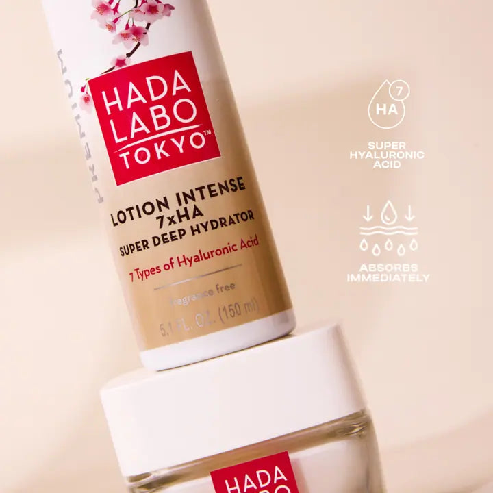 JAPANESE HADA LABO Premium Lotion Intense 150ml lotion hydratante anti-âge 7 types acide hyaluronique repulpage rides - novaparapharmacie