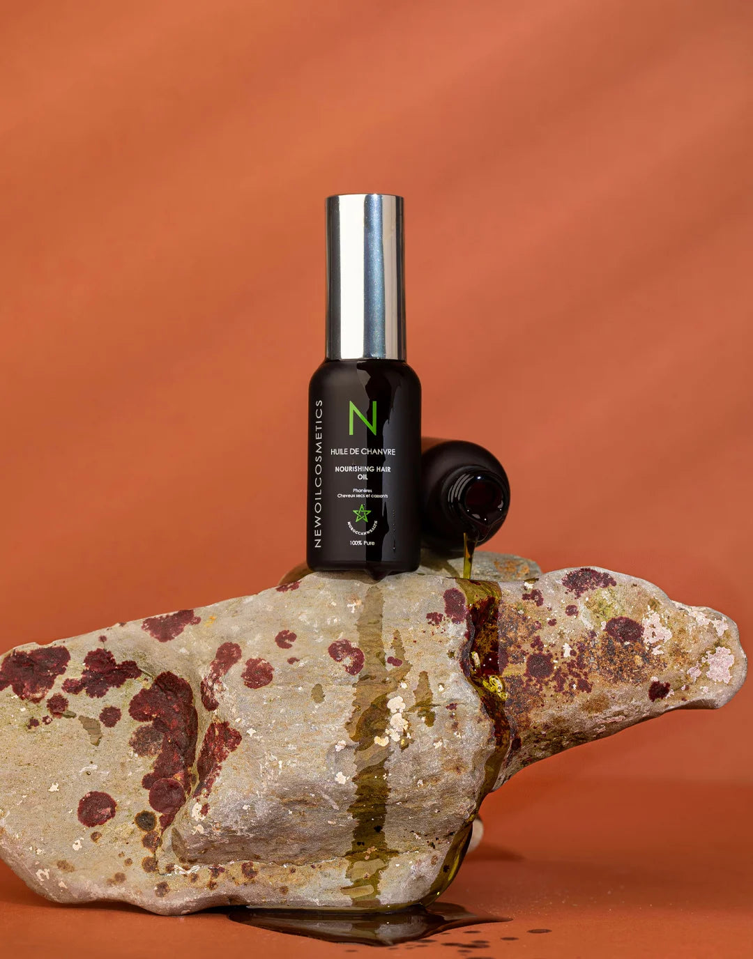 NEW OIL COSMETICS vue alternative huile chanvre 30ml format flacon compte-gouttes pure naturelle apaisante - novaparapharmacie