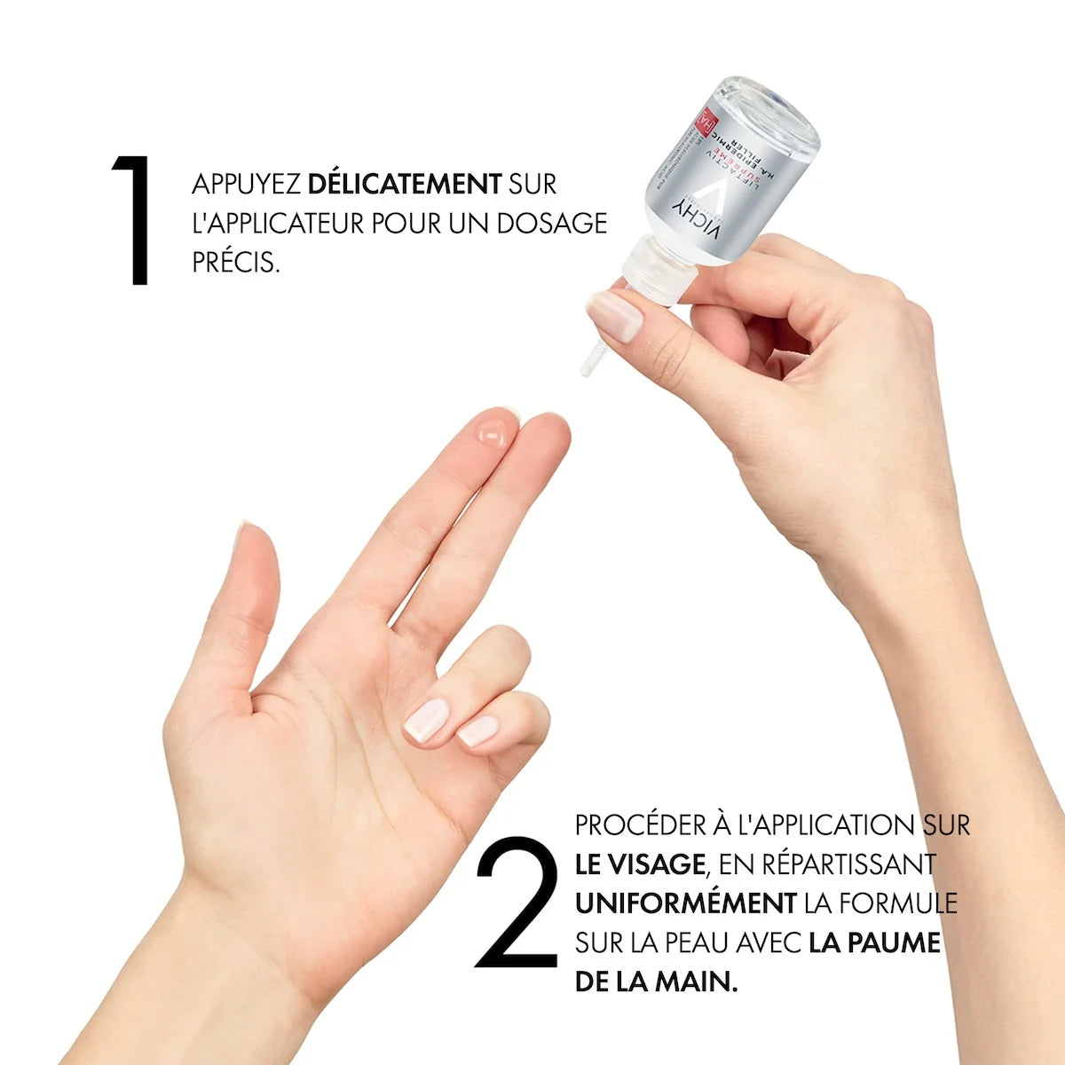 VICHY Liftactiv Suprême H.A. Epidermic Filler Sérum 30ml flacon blanc rose anti-âge acide hyaluronique rides fermeté - novaparapharmacie