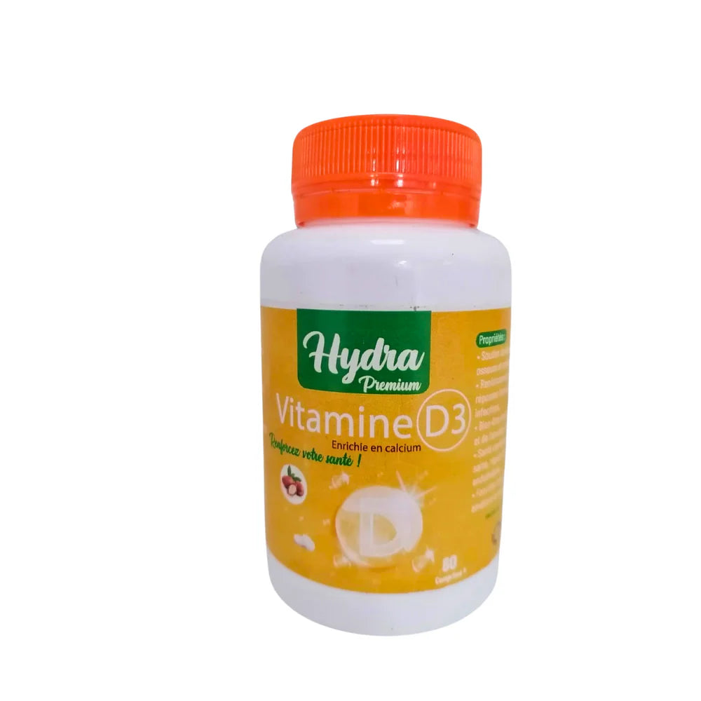 Hydra Premium Vitamine D3 60 Capsules - Os Immunité Santé