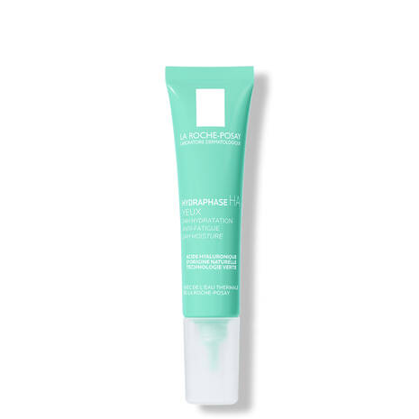 La Roche-Posay Hydraphase HA Yeux 15ml tube blanc bleu soin contour yeux acide hyaluronique anti-poches hydratant - novaparapharmacie