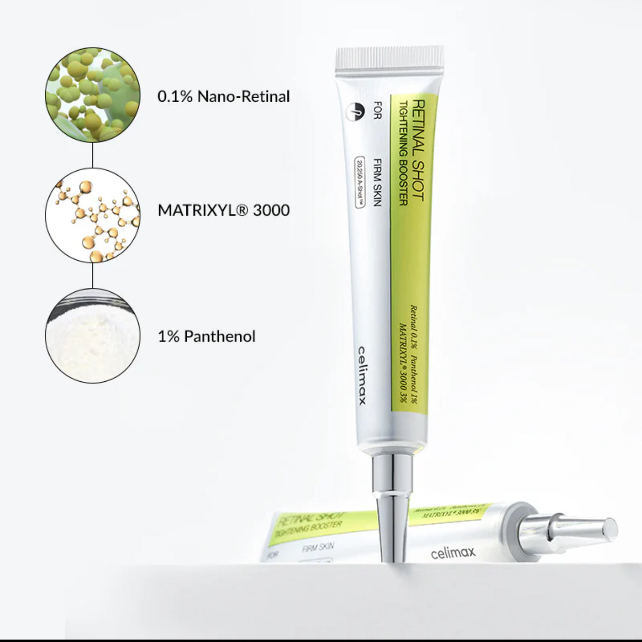 Sérum CELIMAX Retinal Shot 15ml anti-rides rétinal vitamine A régénérant - novaparapharmacie