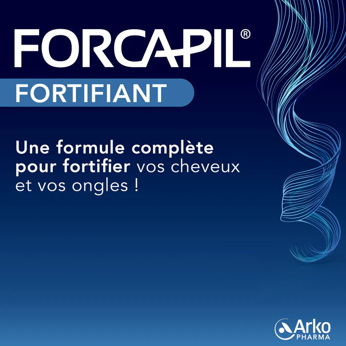 Forcapil introduction duo pack complément alimentaire cheveux ongles fortification croissance résistance efficacité - novaparapharmacie