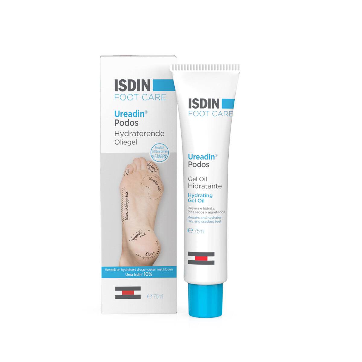 ISDIN Ureadin Crème Pieds 75ml - Crème Pieds Hydratante Peau Élastique - Nova Parapharmacie