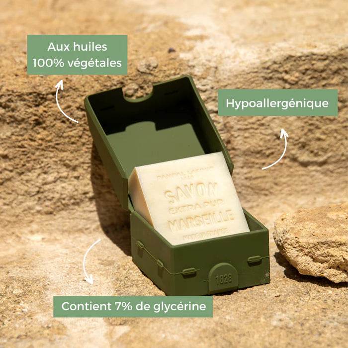 Savon de Marseille aux Huiles Végétales 150g Cosmos Natural Authentique Provence - Nova Parapharmacie