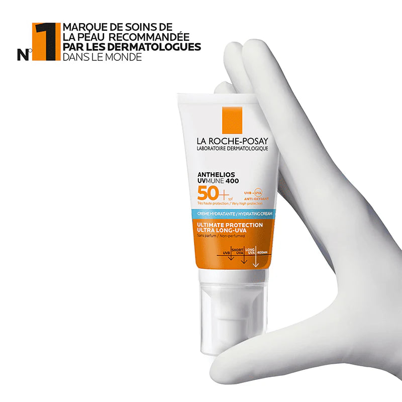 LA ROCHE POSAY ANTHELIOS ULTRA CRÈME INVISIBLE SPF 50+ 50ML = HYALU B5 SERUM 10ML OFFER