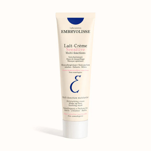 Embryolisse Lait-Crème Sensitive 100ml crème hydratante peaux sensibles apaisante multi-usages haute tolérance - novaparapharmacie