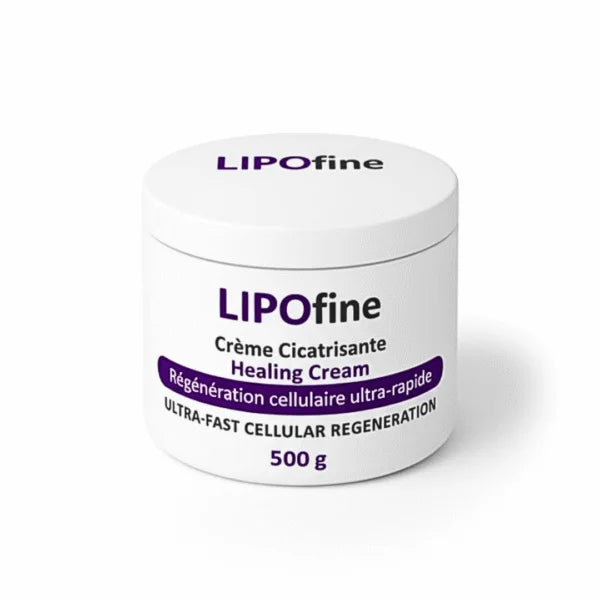LIPOFINE Crème Cicatrisante 500g soin réparateur irritations plaies format familial cicatrisation - novaparapharmacie