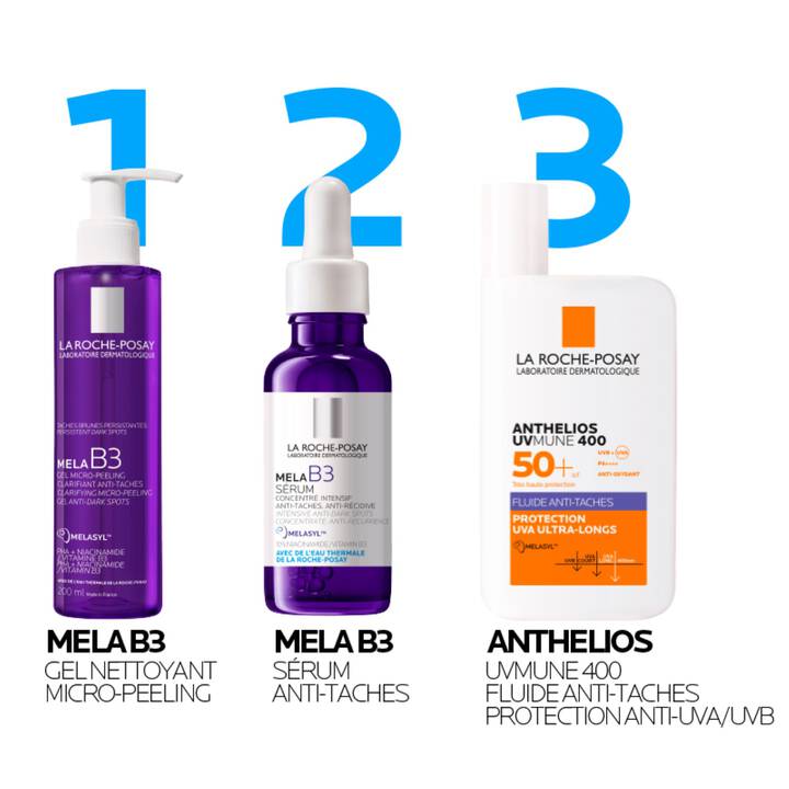 Packaging Anthelios UVmune 400 SPF50+ 50ml Tube Fluide Anti-Taches La Roche-Posay - novaparapharmacie