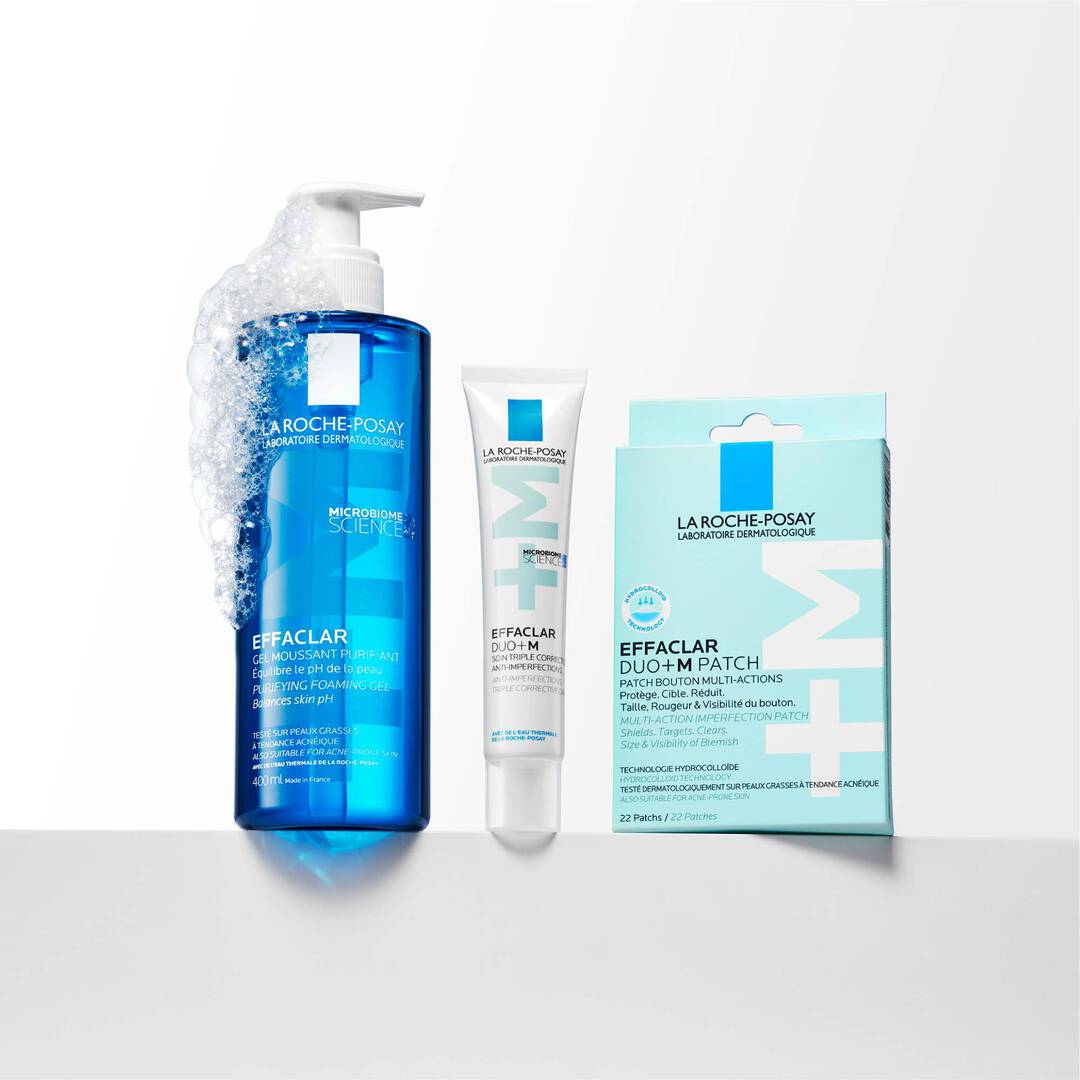 Gamme La Roche-Posay Effaclar Patch Anti-Imperfections DUO+M 144 patchs acné boutons dermatologique - novaparapharmacie