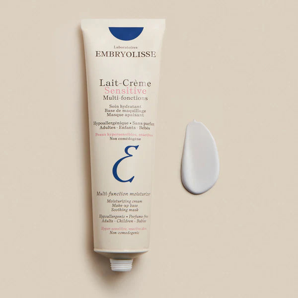 Embryolisse texture lait-crème sensitive hydratante peaux sensibles apaisante haute tolérance sans parfum - novaparapharmacie