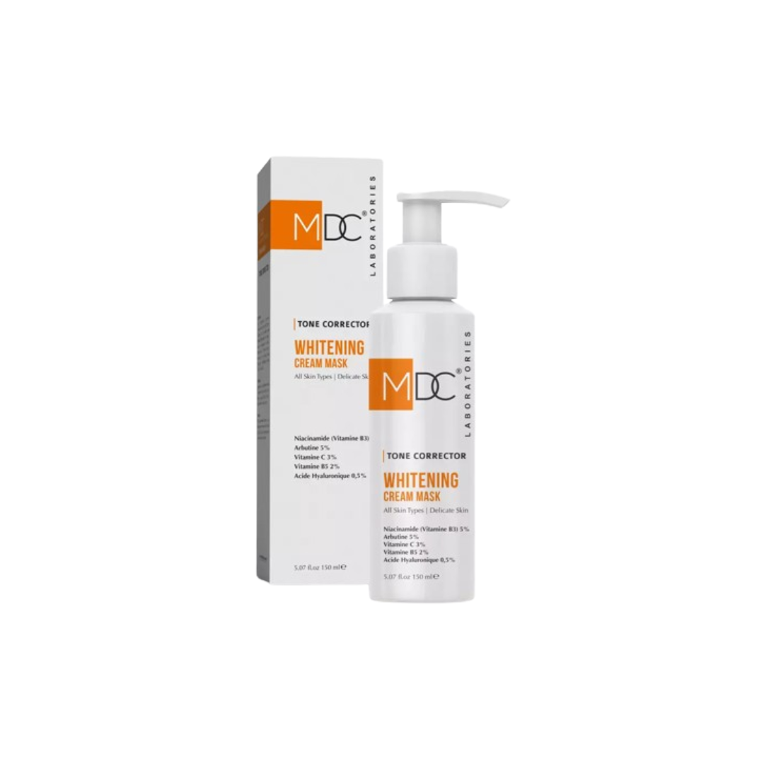 MDC Tone Corrector Whitening Cream 50ml aide la peau à avoir une apparence plus éclatante et lumineuse tout en maintenant l’équilibre de l’hydratation. | Nova Para