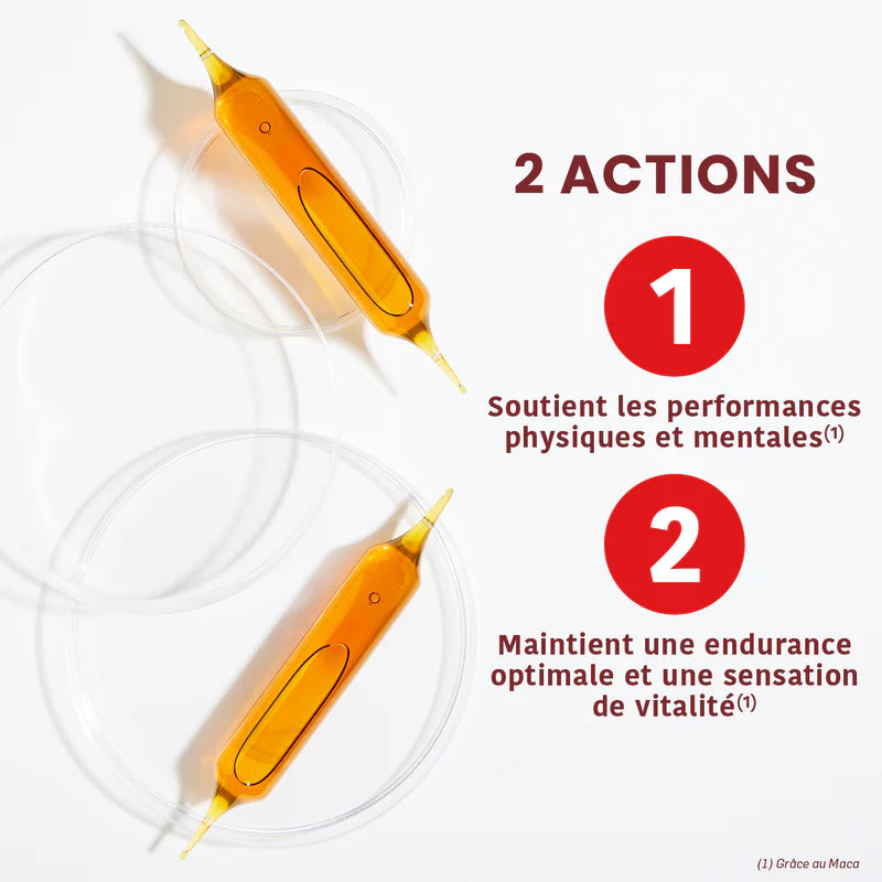 SANTAROME 20 Ampoules Moringa Maca BIO ingrédients moringa maca vitamines minéraux antioxydants - novaparapharmacie