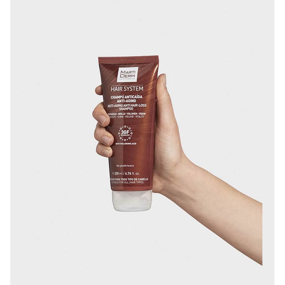 Martiderm Hair System Shampoing Anti-Sebum 200ml - Nova Parapharmacie