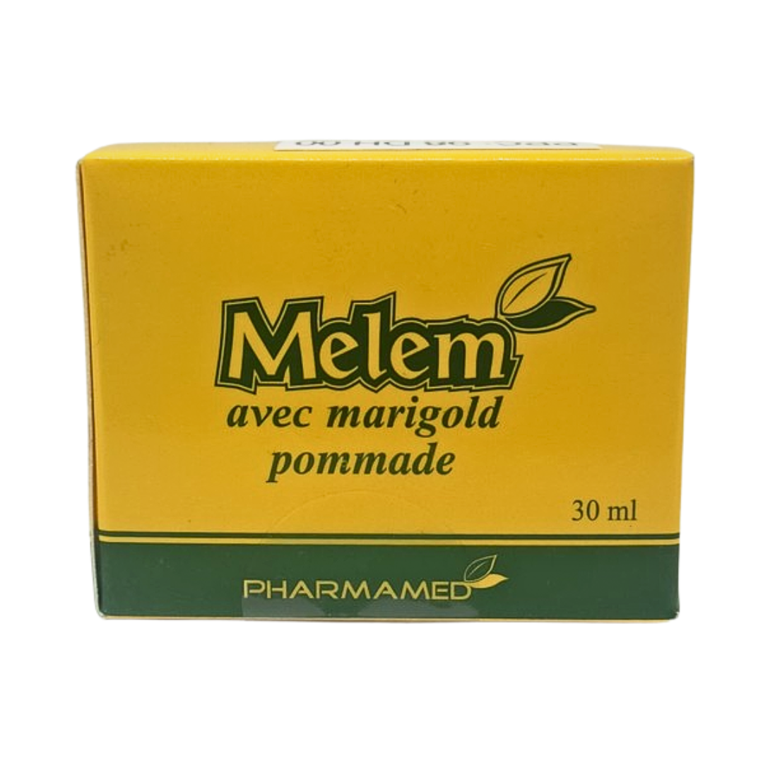 MELEM Pommade Calendula 30ml cicatrisante apaisante peaux irritées gerçures crevasses - novaparapharmacie
