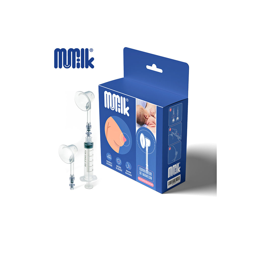 MuMilk Correcteur de Mamelon accessoire allaitement mamelons inversés rétractés préparation allaitement confort - novaparapharmacie