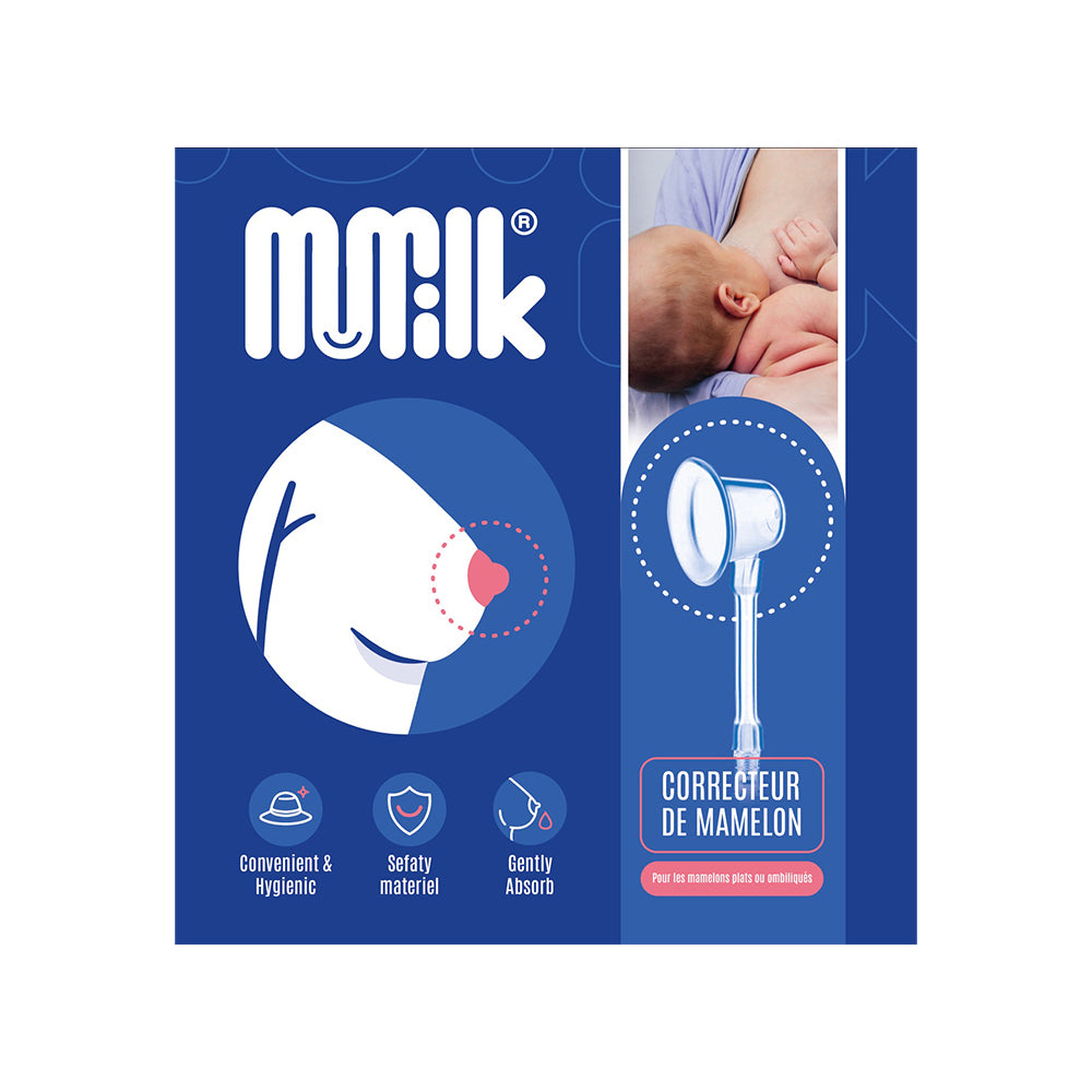 MuMilk correcteur utilisation allaitement mamelons inversés rétractés préparation allaitement confort accessoire - novaparapharmacie