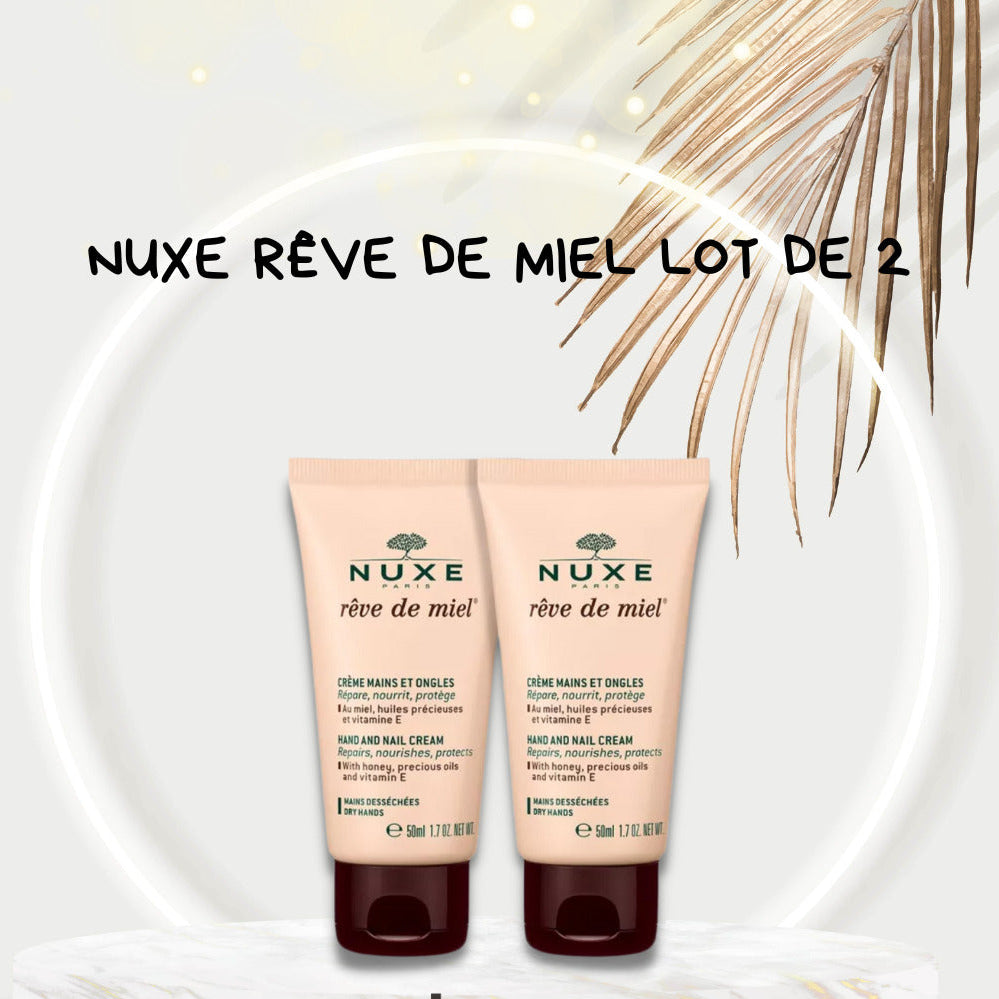 NUXE Rêve de Miel Crème Mains et Ongles 50ml Lot de 2 | Nova Para
