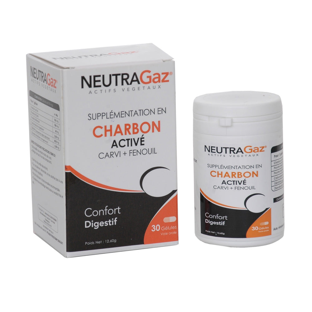 Neutragaz Charbon Active 30gelules