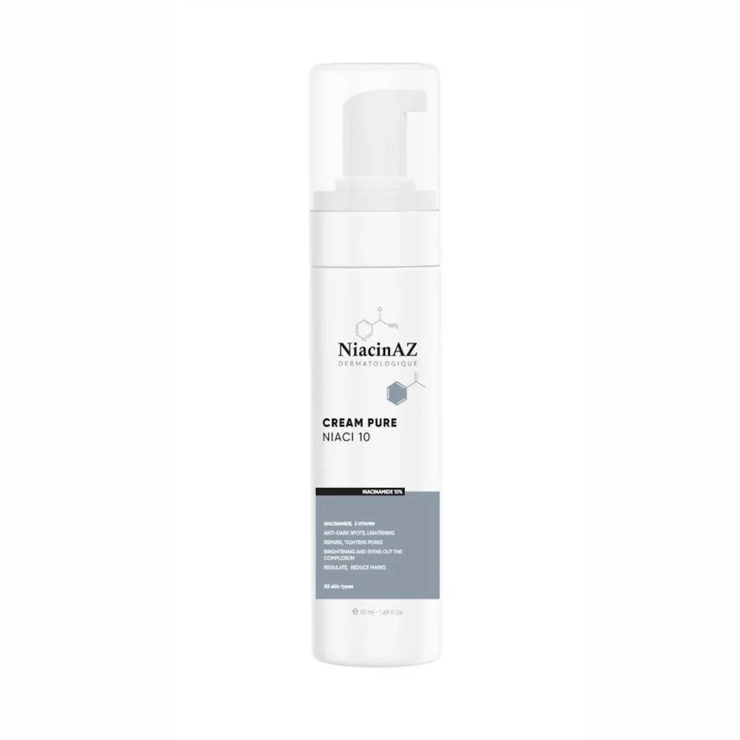 NIACINAZ NIACI 10 Crème Anti-Taches 50ml Niacinamide Éclaircissant Unifiant Teint Premium - Nova Parapharmacie