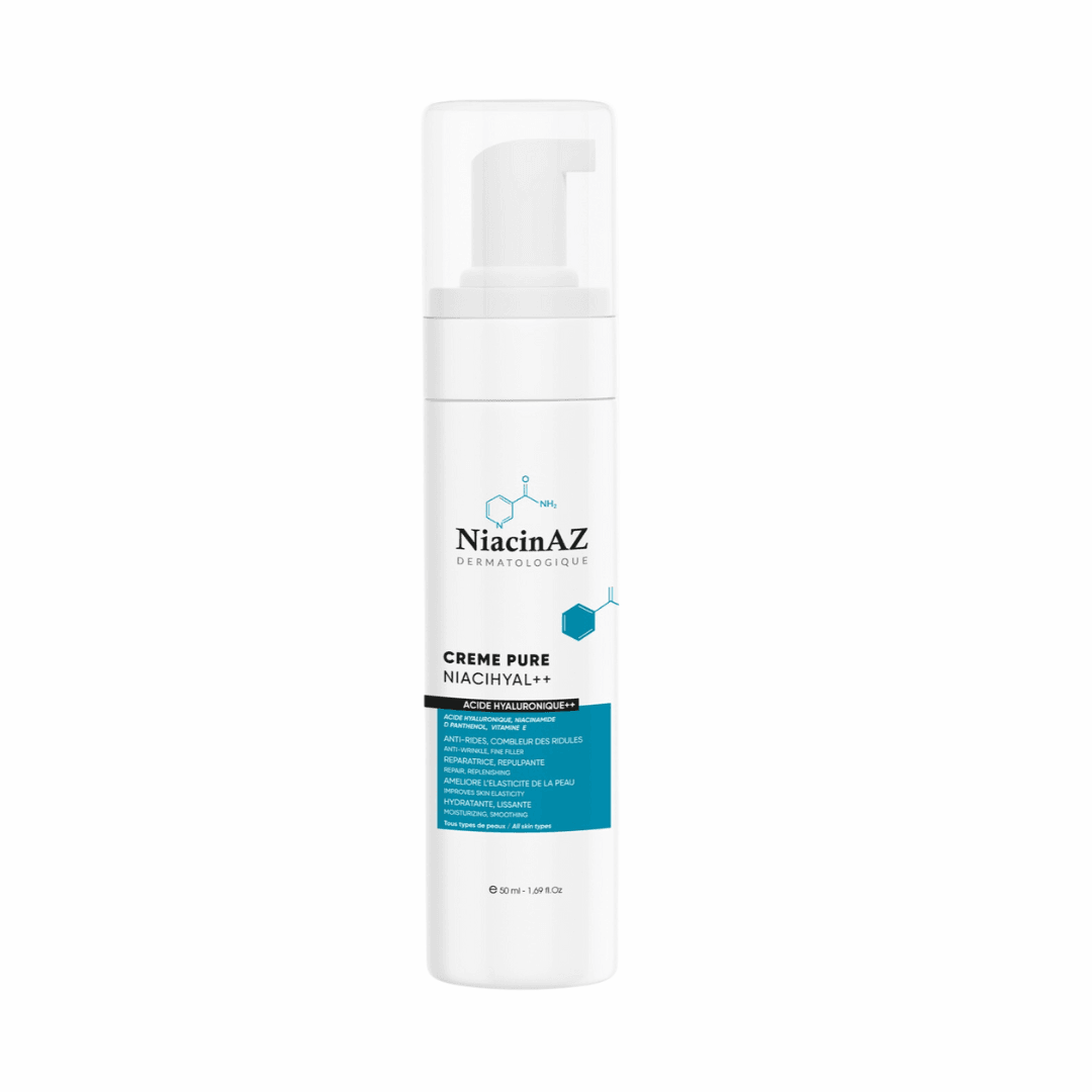NIACINAZ NiaciHyal ++ Crème Pure 30ml Acide Hyaluronique Hydratation Intense Repulpant Premium - Nova Parapharmacie