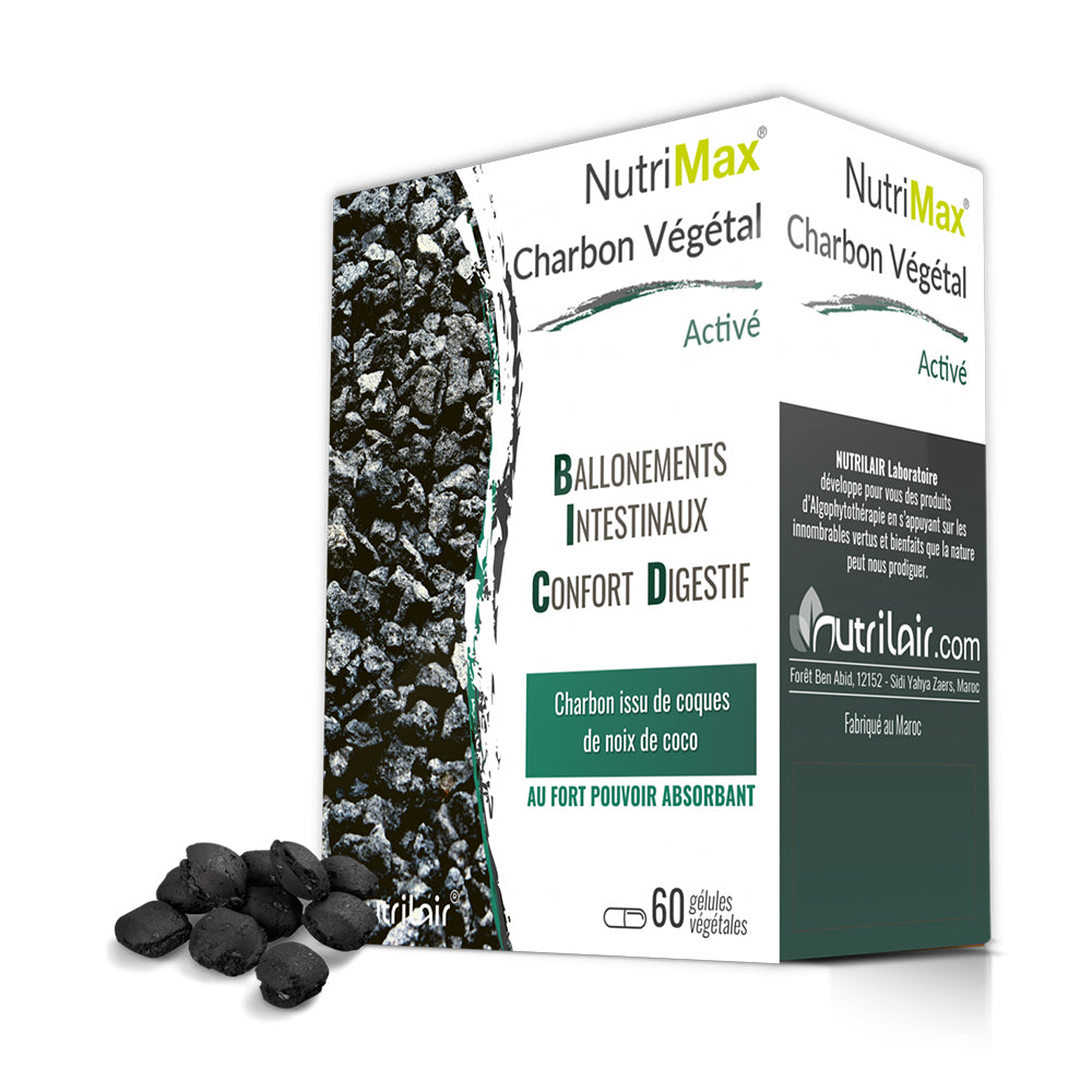 Nutrimax-Chabon-Vegetal-Active-60-Gelules-Parapharmacie-Casablanca-Maroc-Prix|Nova Para