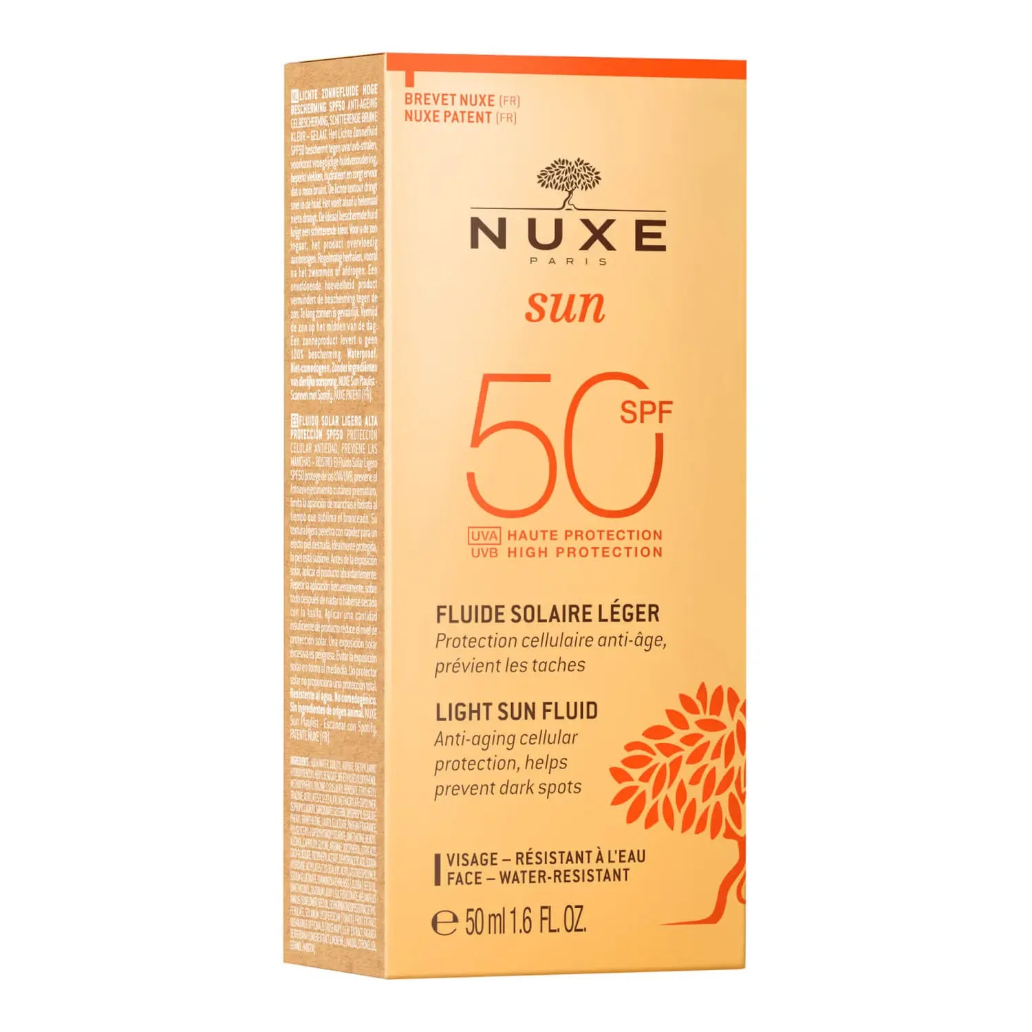 Nuxe Sun Fluide Léger Haute Protection SPF50 50ml