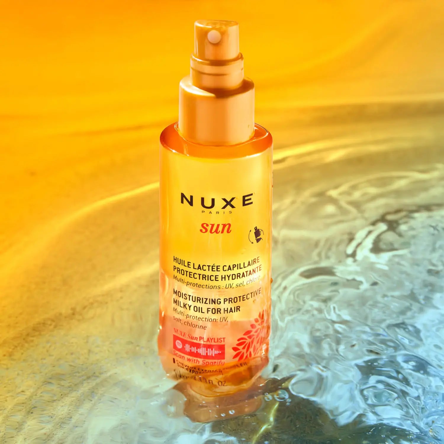 Nuxe Sun Huile Lactée Capillaire Protectrice 100ml | Nova Para