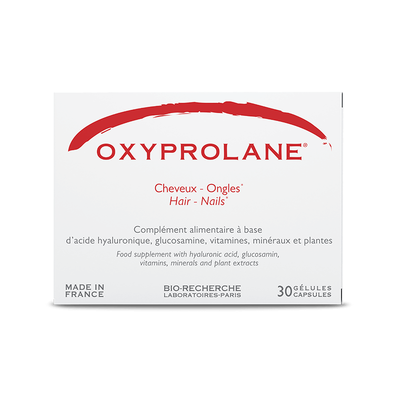 BIO RECHERCHE Oxyprolane Cheveux & Ongles 30 Gélules complément alimentaire pousse cheveux fortification ongles biotine zinc - novaparapharmacie