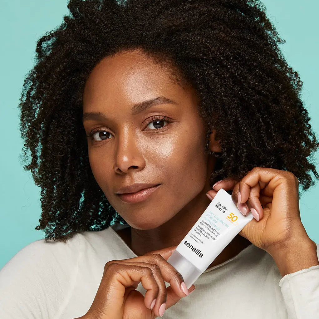 Tube Sensilis Photocorrection Pure AGE Perfection 50+ 40ml format pratique crème anti-âge SPF50+ protection - novaparapharmacie