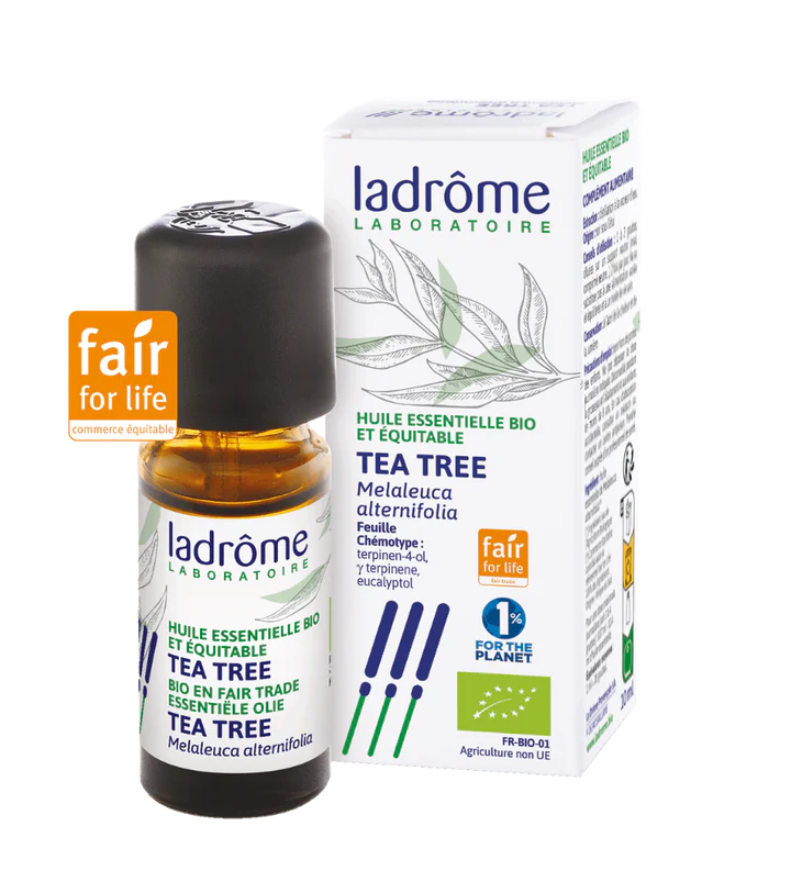 Ladrome Huile Essentielle Tea Tree 10ml huile essentielle pure naturelle aromathérapie antiseptique purifiante - novaparapharmacie