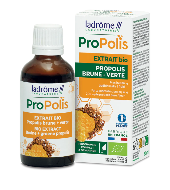 Ladrome Extrait Propolis 50ml extrait liquide propolis naturelle immunité défenses naturelles bien-être - novaparapharmacie