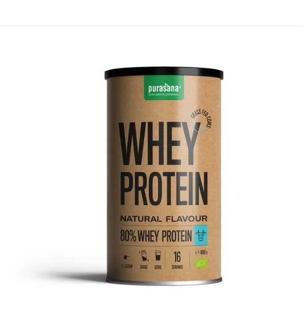 PURASANA PROTEINE DE LAIT DE VACHE 80% 400G | Nova Para