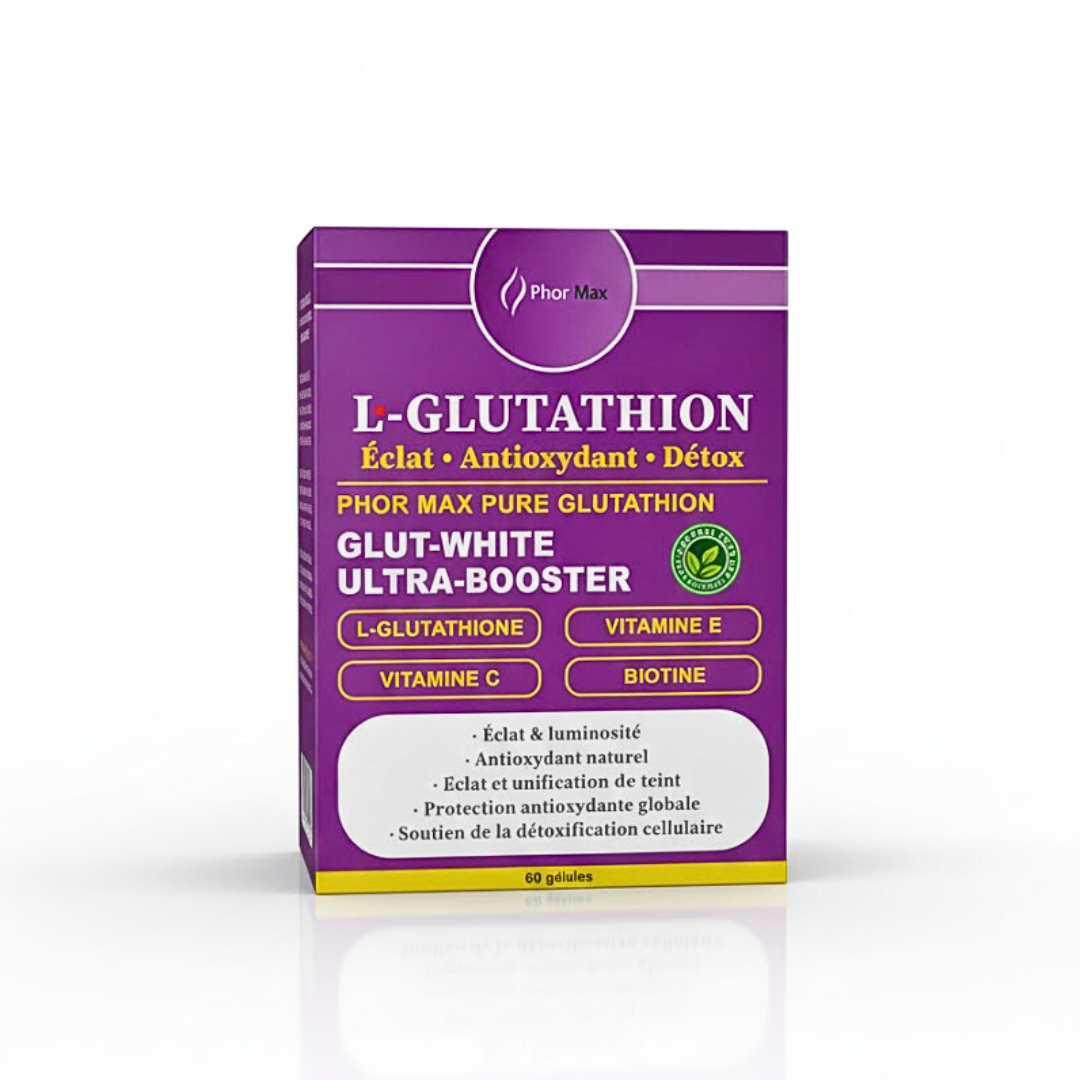 PHORMAX L-Glutathion 60 Gélules Antioxydant Détox Éclat Peau