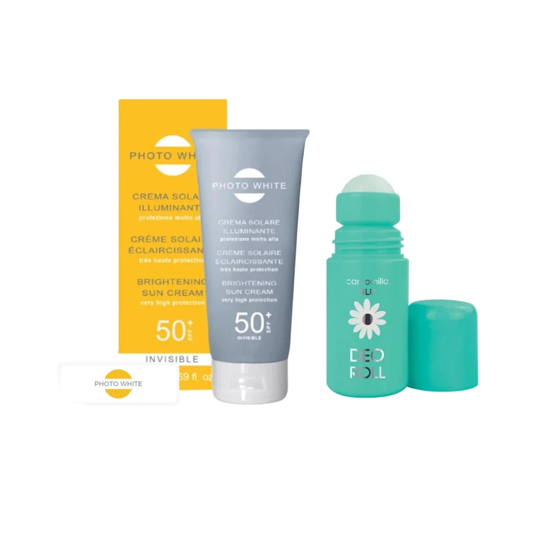 Photowithe Ecran Invisible spf50+ 50ml + Camomilla Blu Deodorant Roll Pack | Nova Para