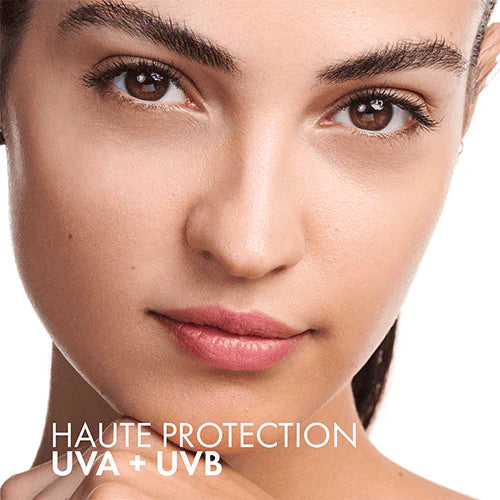 Vichy Capital Soleil Émulsion Toucher Sec SPF50 Lait Après-Soleil pack solaire protection très haute UVA UVB texture matifiante waterproof - novaparapharmacie