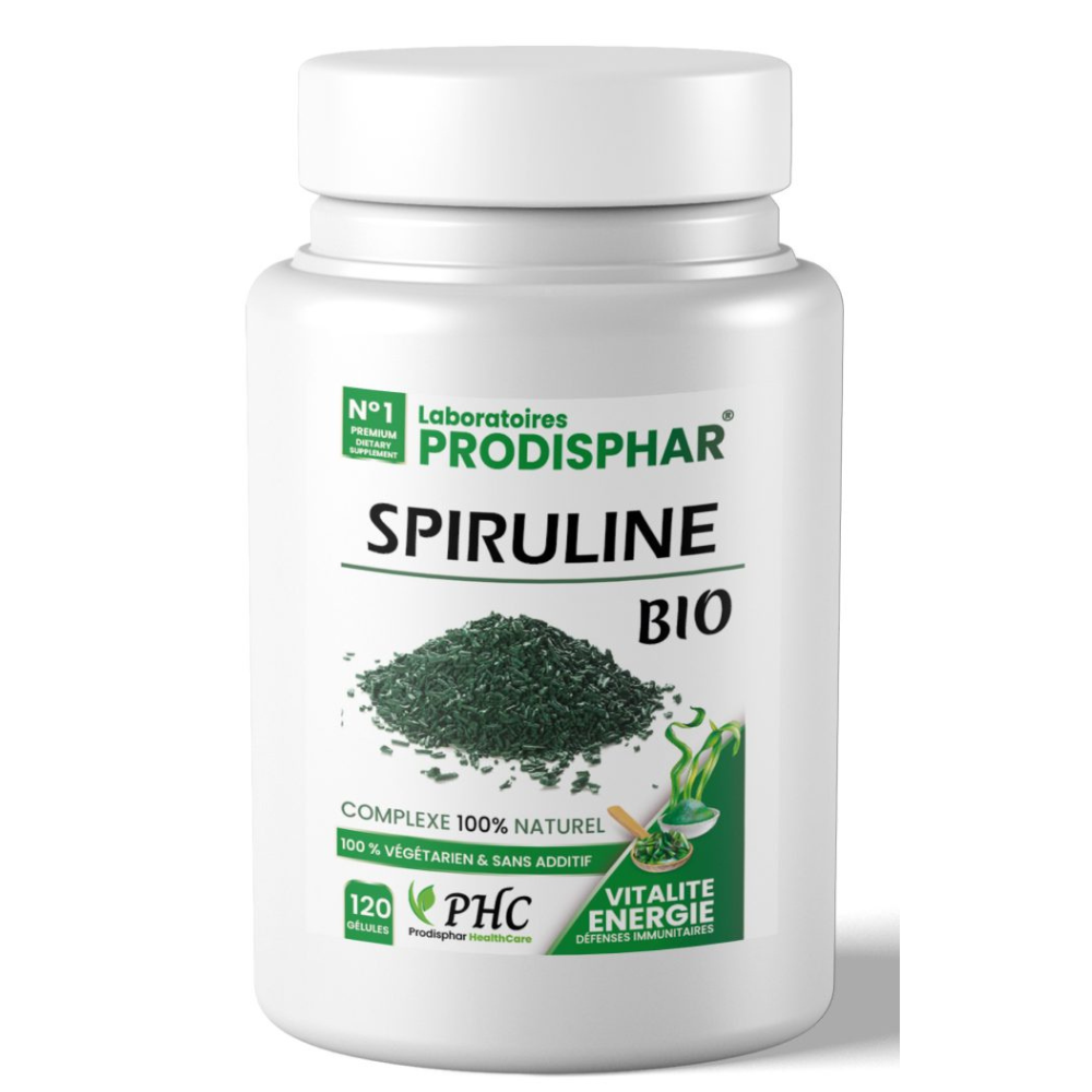 Prodisphar Spiruline Bio 120 gélules