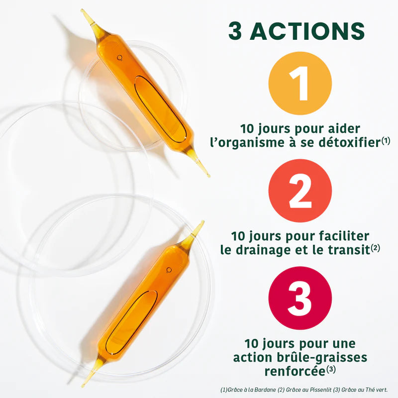 Programme Ultra Minceur Bio 30 Ampoules complément alimentaire minceur détox ultra minceur détox drainage plantes minceur drainants - novaparapharmacie