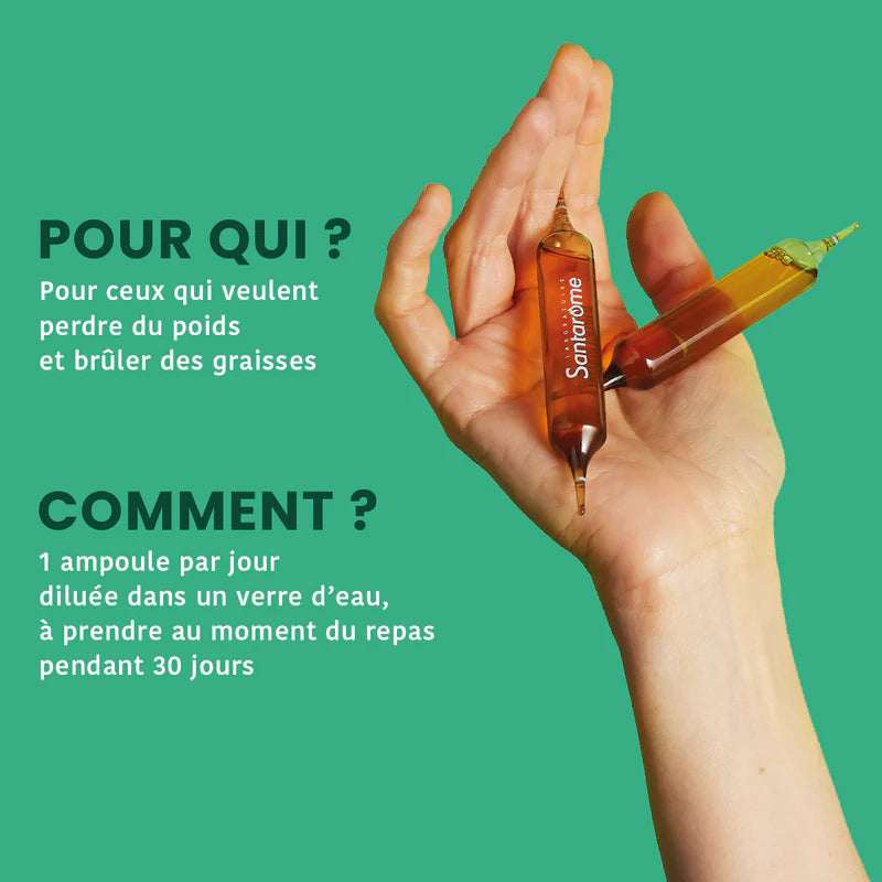 Ultra Minceur Programme Bio 30 Ampoules complément alimentaire minceur détox ultra drainage BIO perte poids - novaparapharmacie
