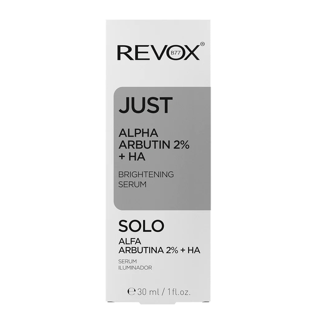 Revox Just Alpha Arbutin 2% + Acide Hyaluronique Sérum Éclaircissant – 30ml