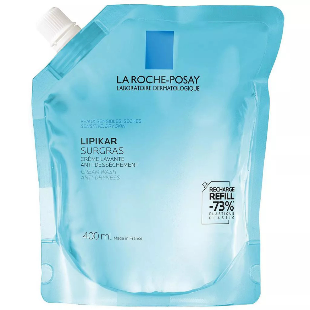 LA ROCHE POSAY LIPIKAR SURGRAS CREME LAVANTE RECHARGE 400 ML | Nova Para