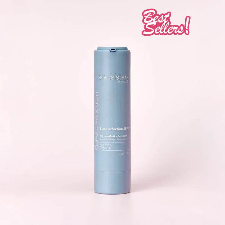 SOUL SISTERS Crème Solaire Anti-Imperfection SPF50+ 50ml tube protection peau acnéique matifiante - novaparapharmacie